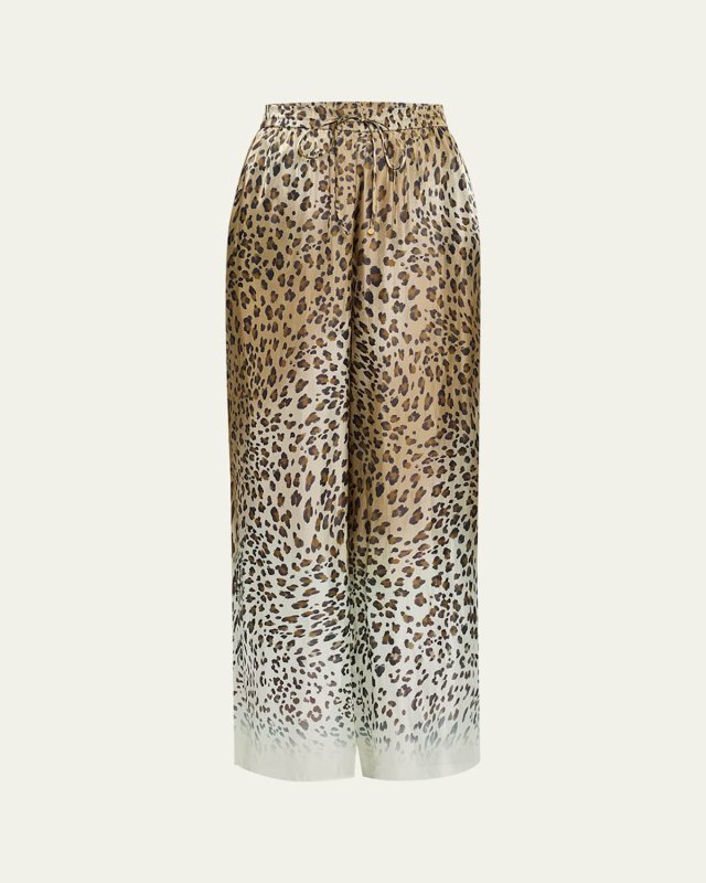 Michal Ombre Leopard-Print Pants